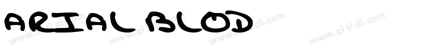 ARIAL BLOD字体转换